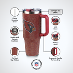 40oz TC Bling Game Day Tumbler I Arizona Cardinals
