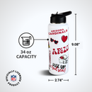 34oz Team Spirit Water Bottle I | Arizona Cardinals