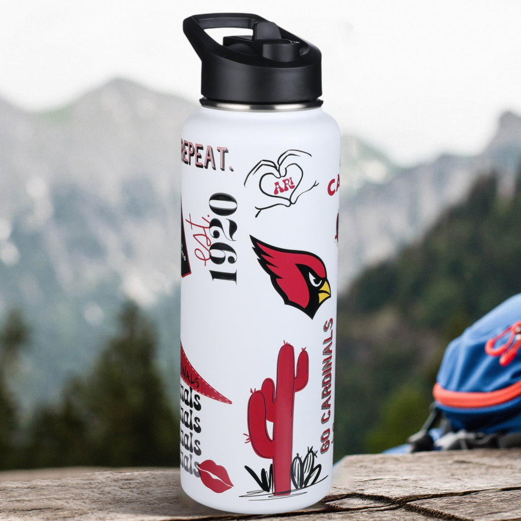 34oz Team Spirit Water Bottle I | Arizona Cardinals