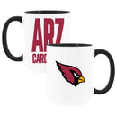 2pk 15oz White Mug Logo + Wordmark | Arizona Cardinals