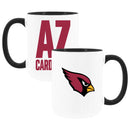 2pk 15oz White Mug Logo + Wordmark | Arizona Cardinals