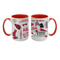 Loco Design 2 pack 15oz Mug | Arizona Cardinals