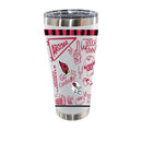 Sketchpad Design 30oz SS Tumbler | Arizona Cardinals
