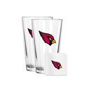 2 Pack Pint and Coasters Set| Arizona Cardinals