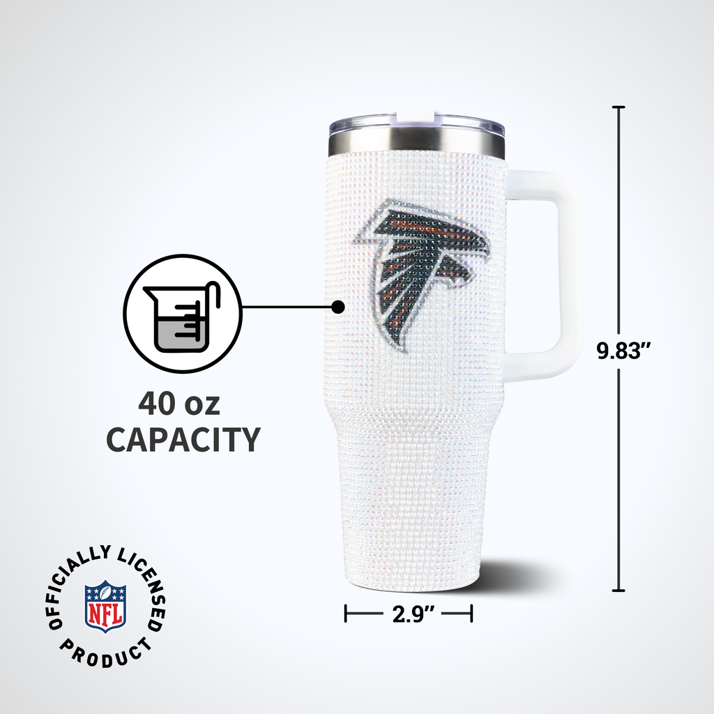 40oz Bling Collosal Tumbler | Atlanta Falcons