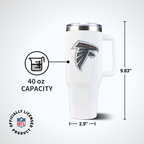 40oz Bling Collosal Tumbler | Atlanta Falcons