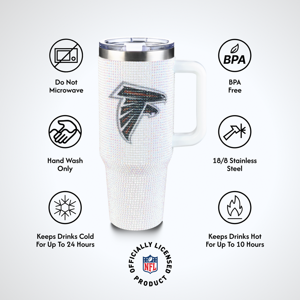 40oz Bling Collosal Tumbler | Atlanta Falcons