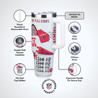 40oz Team Spirit Game Day Tumbler I | Atlanta Falcons