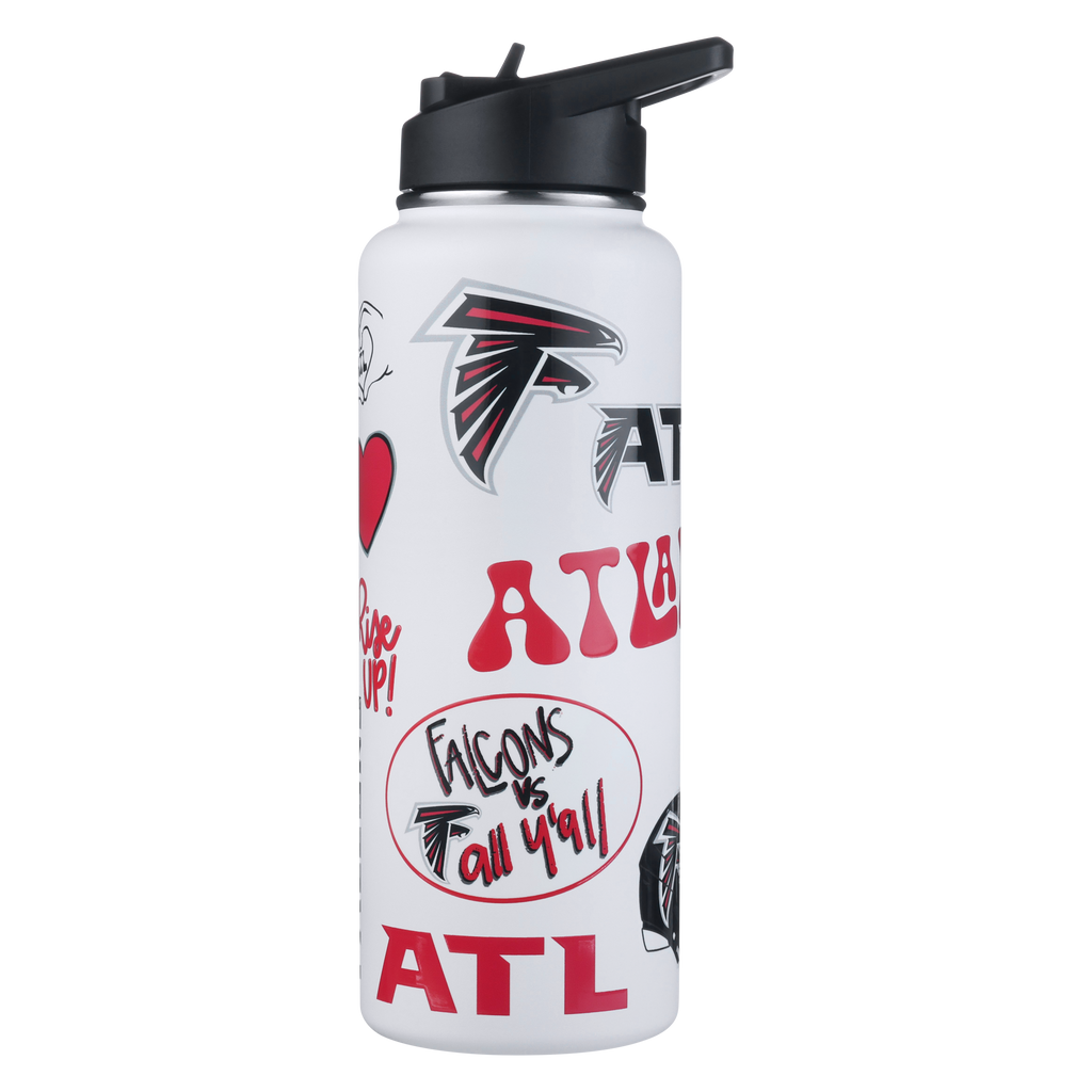 34oz Team Spirit Water Bottle I | Atlanta Falcons