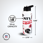 34oz Team Spirit Water Bottle I | Atlanta Falcons