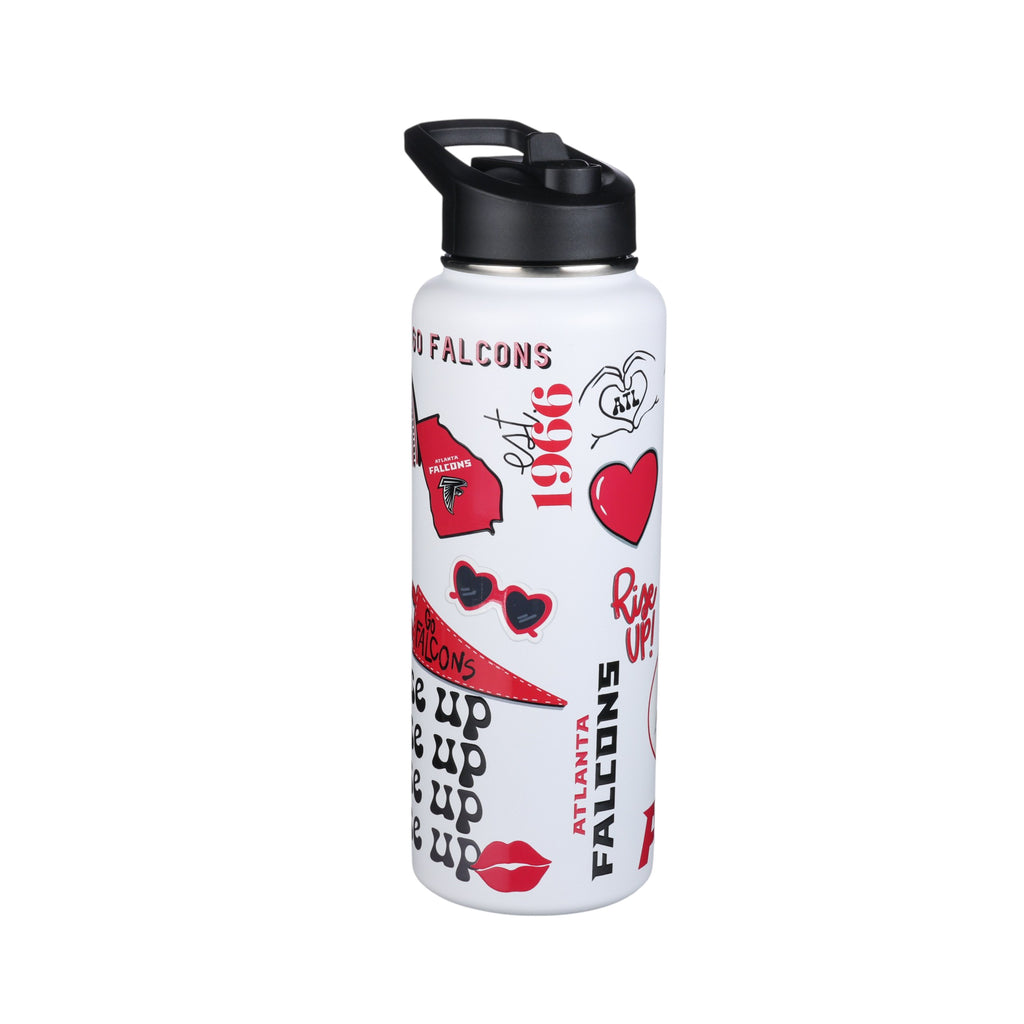 34oz Team Spirit Water Bottle I | Atlanta Falcons