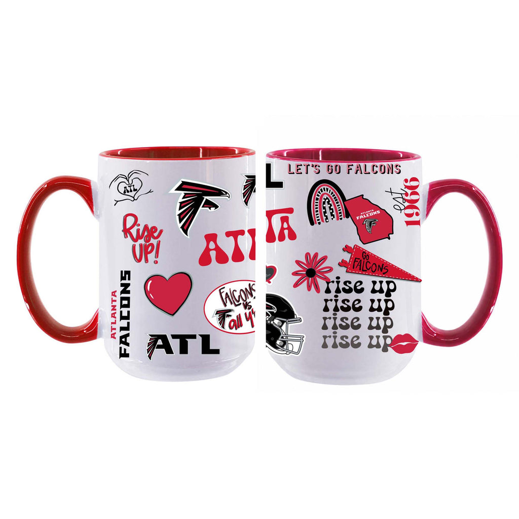 Loco Design 2 pack 15oz Mug | Atlanta Falcons