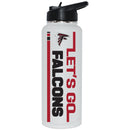 34oz Quencher Let's Go Team Dash Design | Atlanta Falcons