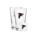 2 Pack Pint and Coasters Set | Atlanta Falcons