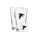 2 Pack Pint and Coasters Set | Atlanta Falcons