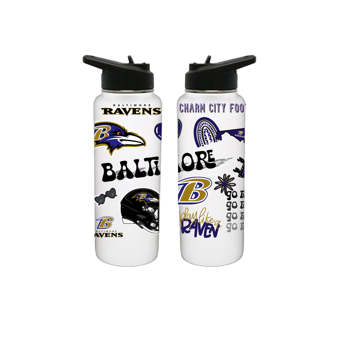 Loco Design 34oz Quencher | Baltimore Ravens