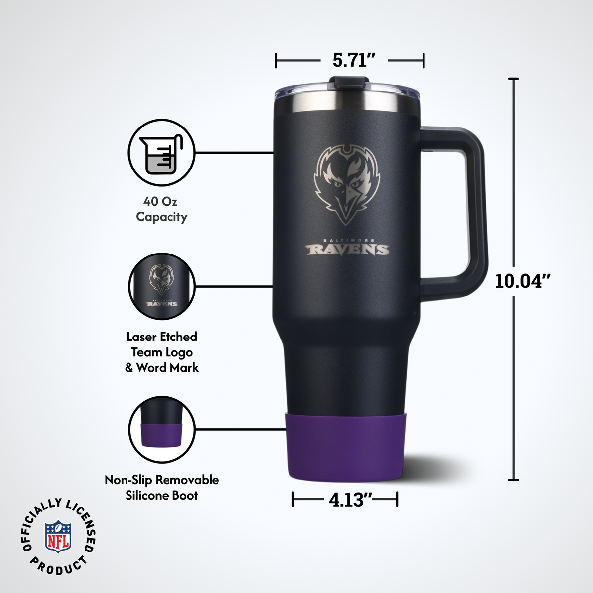 40 OZ Game Day Tumbler I | Baltimore Ravens