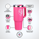 40oz Pink Game Day Tumbler I | Baltimore Ravens