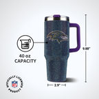 40oz TC Bling Game Day Tumbler I | Baltimore Ravens
