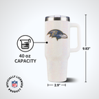 40oz Bling Collosal Tumbler | Baltimore Ravens