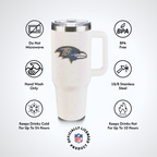 40oz Bling Collosal Tumbler | Baltimore Ravens