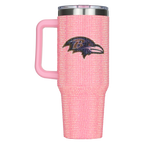 40oz Pink Bling Game Day Tumbler I | Baltimore Ravens