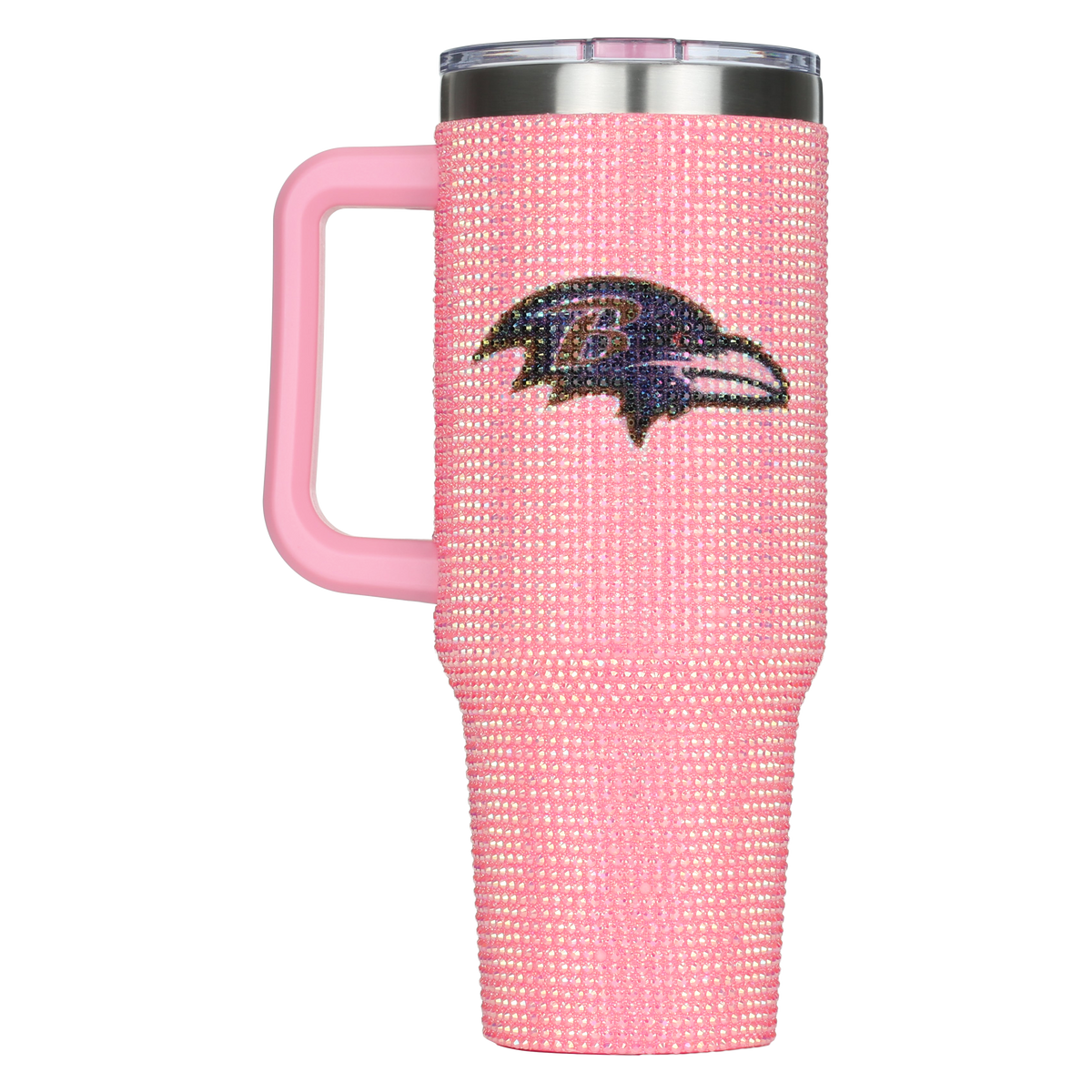 40oz Pink Bling Game Day Tumbler I | Baltimore Ravens