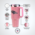 40oz Pink Bling Game Day Tumbler I | Baltimore Ravens