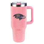 40oz Pink Bling Game Day Tumbler I | Baltimore Ravens