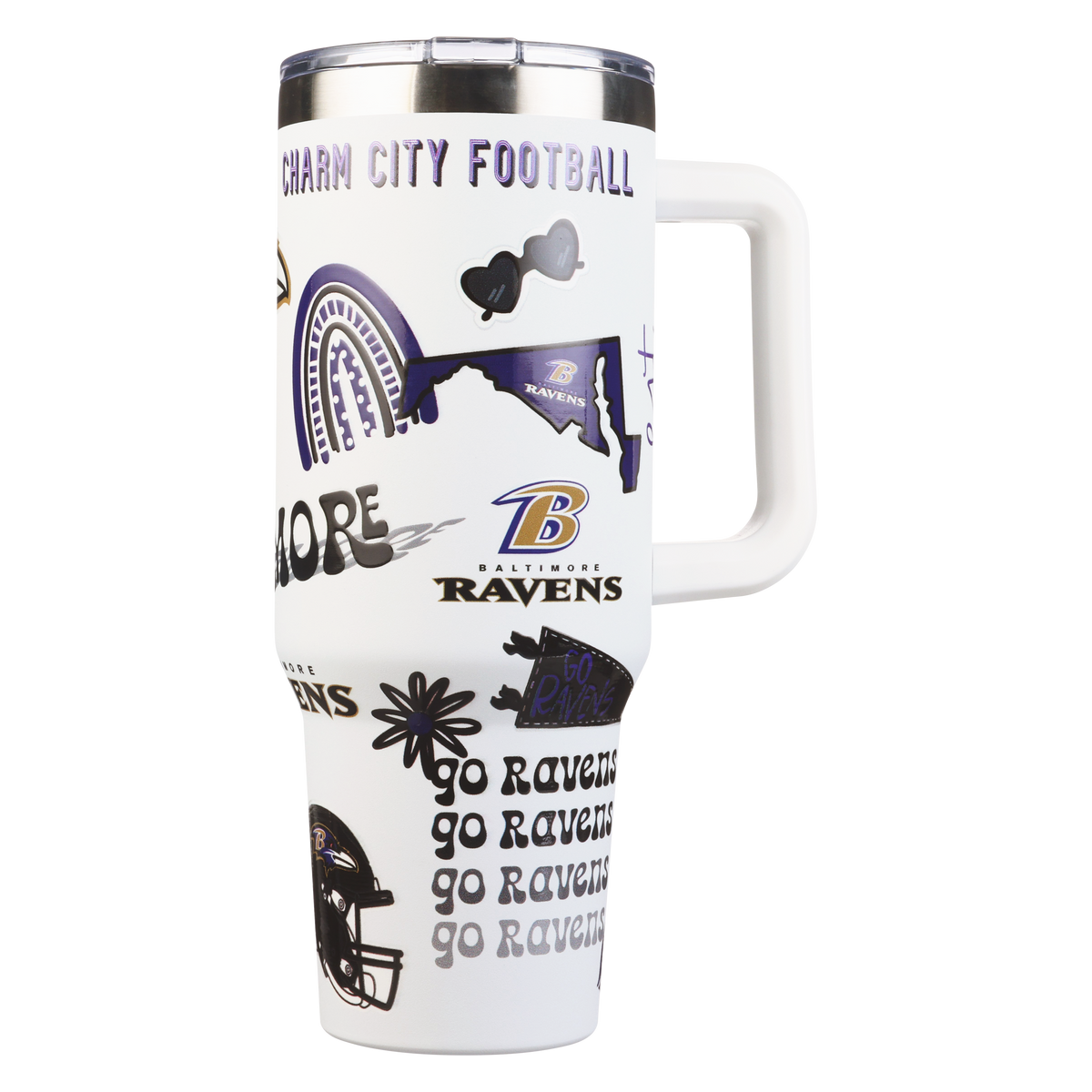 40oz Team Spirit Game Day Tumbler I | Baltimore Ravens