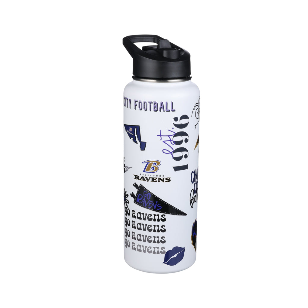 34oz Team Spirit Water Bottle I | Baltimore Ravens