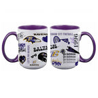 Loco Design 2 pack 15oz Mug | Baltimore Ravens