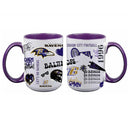 Loco Design 2 pack 15oz Mug | Baltimore Ravens