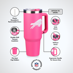 40oz Pink Game Day Tumbler I | Buffalo Bills