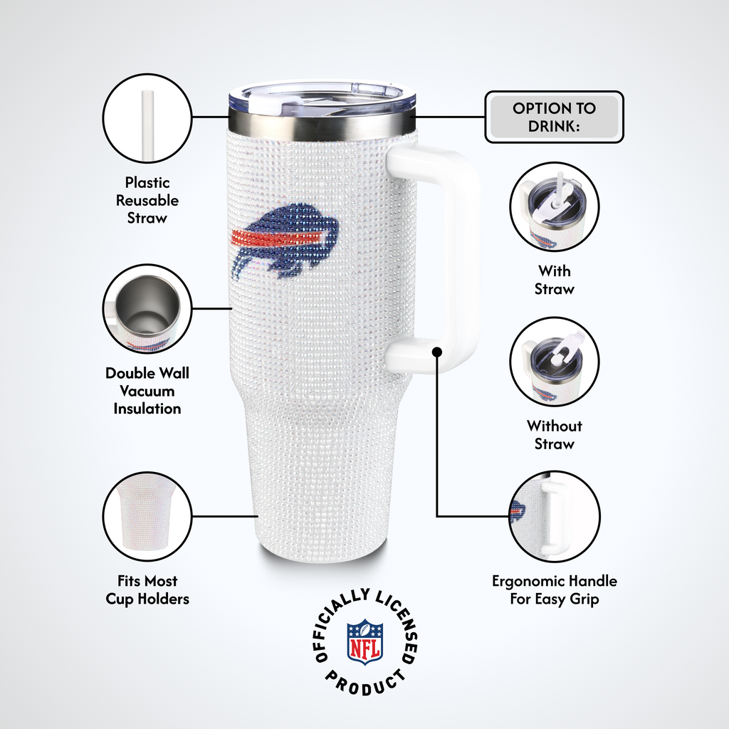 40oz Bling Collosal Tumbler | Buffalo Bills