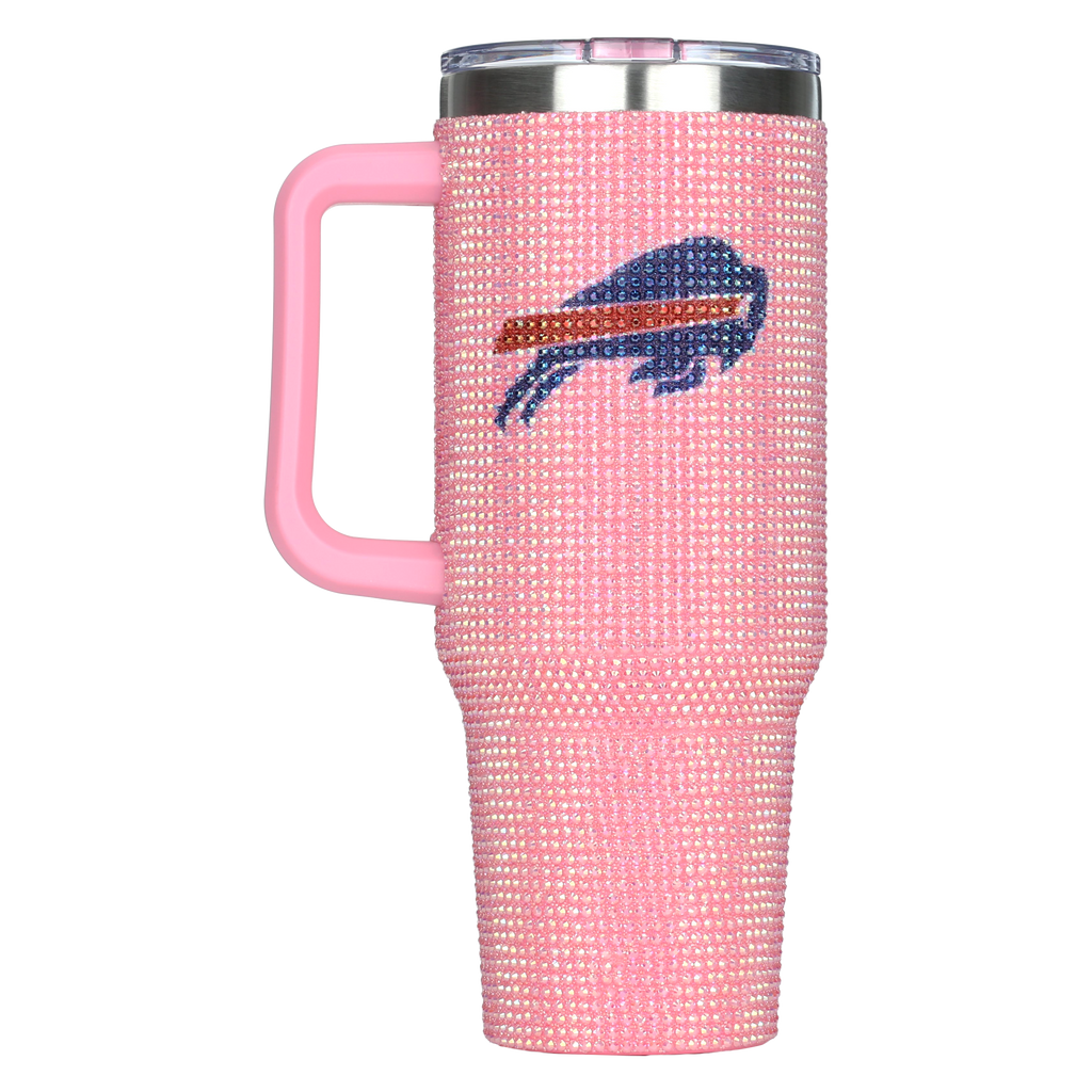 40oz Pink Bling Game Day Tumbler I | Buffalo Bills