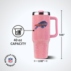 40oz Pink Bling Game Day Tumbler I | Buffalo Bills