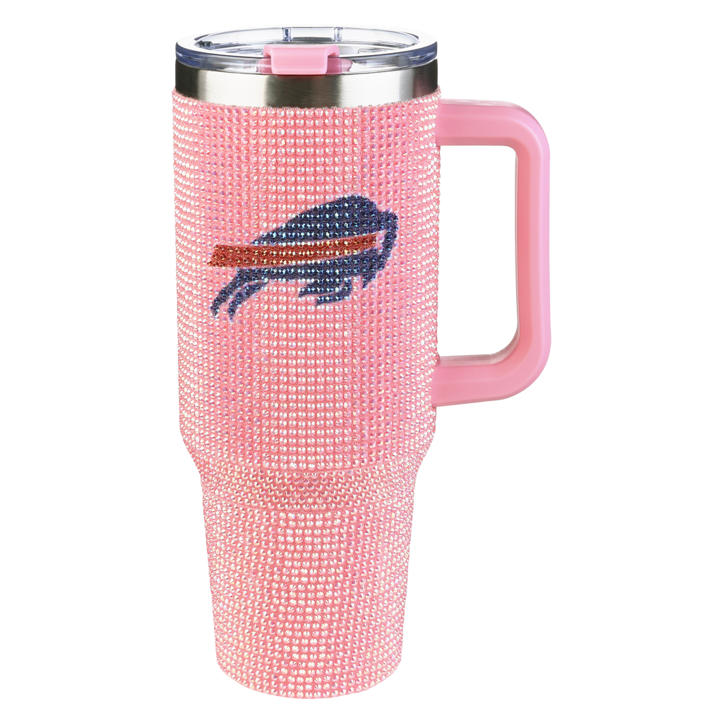 40oz Pink Bling Game Day Tumbler I | Buffalo Bills