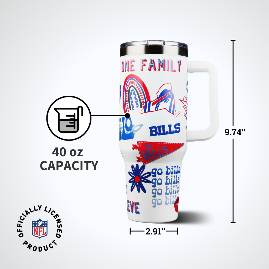 40oz Team Spirit Game Day Tumbler I | Buffalo Bills