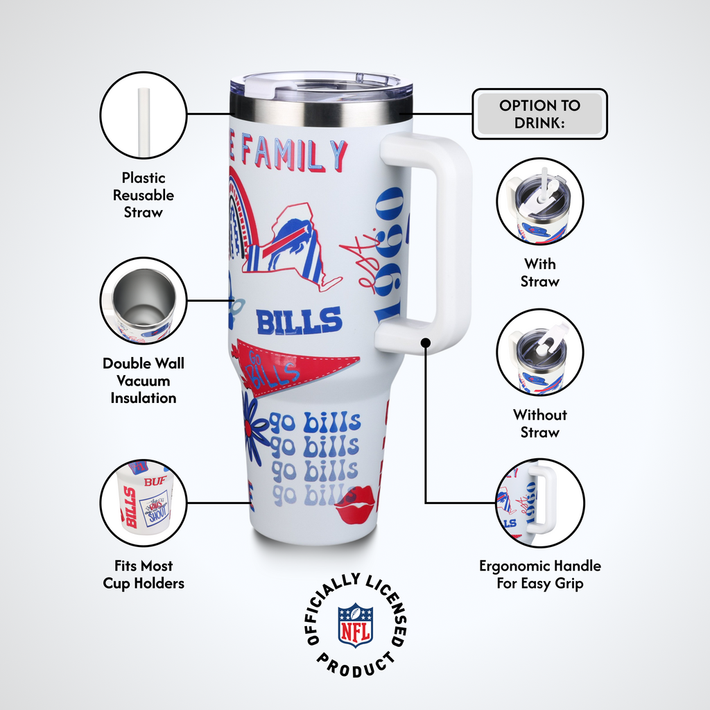 40oz Team Spirit Game Day Tumbler I | Buffalo Bills