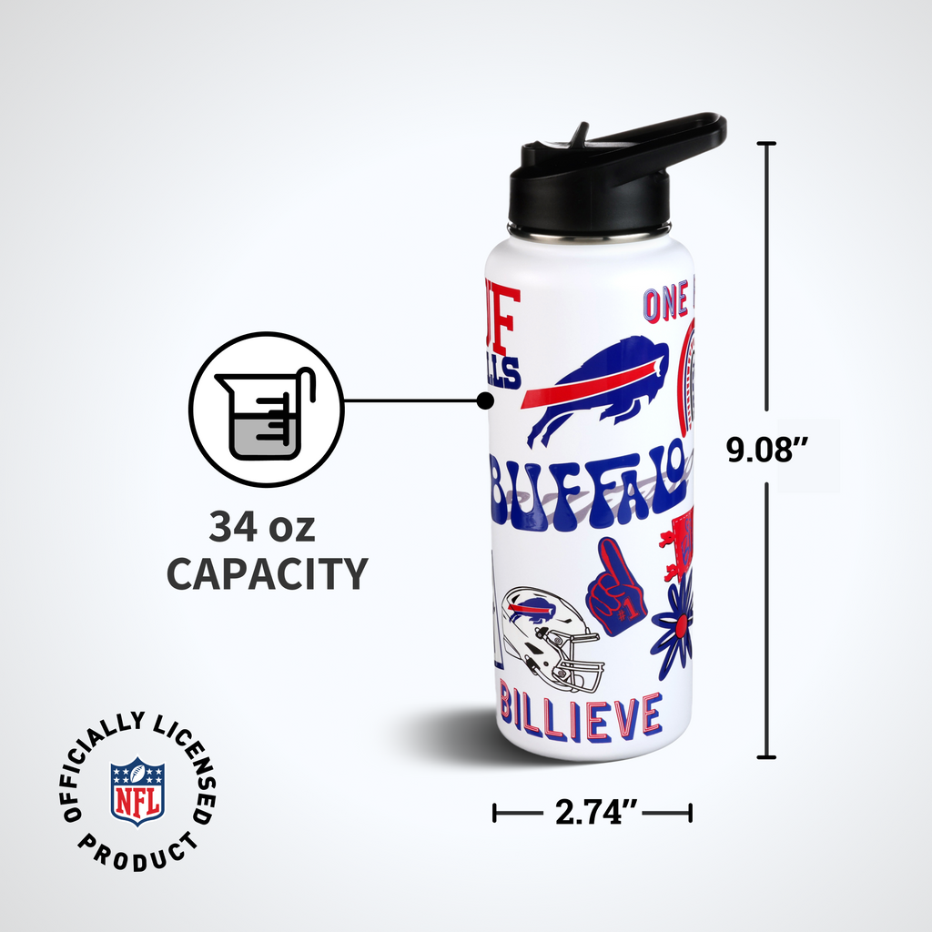 34oz Team Spirit Water Bottle I | Buffalo Bills