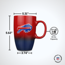 22oz Ombre Sculpt Tall Mug I | Buffalo Bills