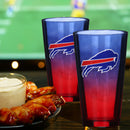 2-Pack Ombre Pint Glasses | Buffalo Bills