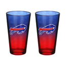 2-Pack Ombre Pint Glasses | Buffalo Bills
