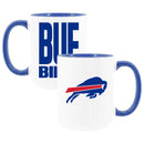2pk 15oz White Mug Logo + Wordmark | Buffalo Bills