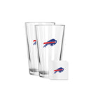 2 Pack Pint and Coasters Set | Buffalo Bills