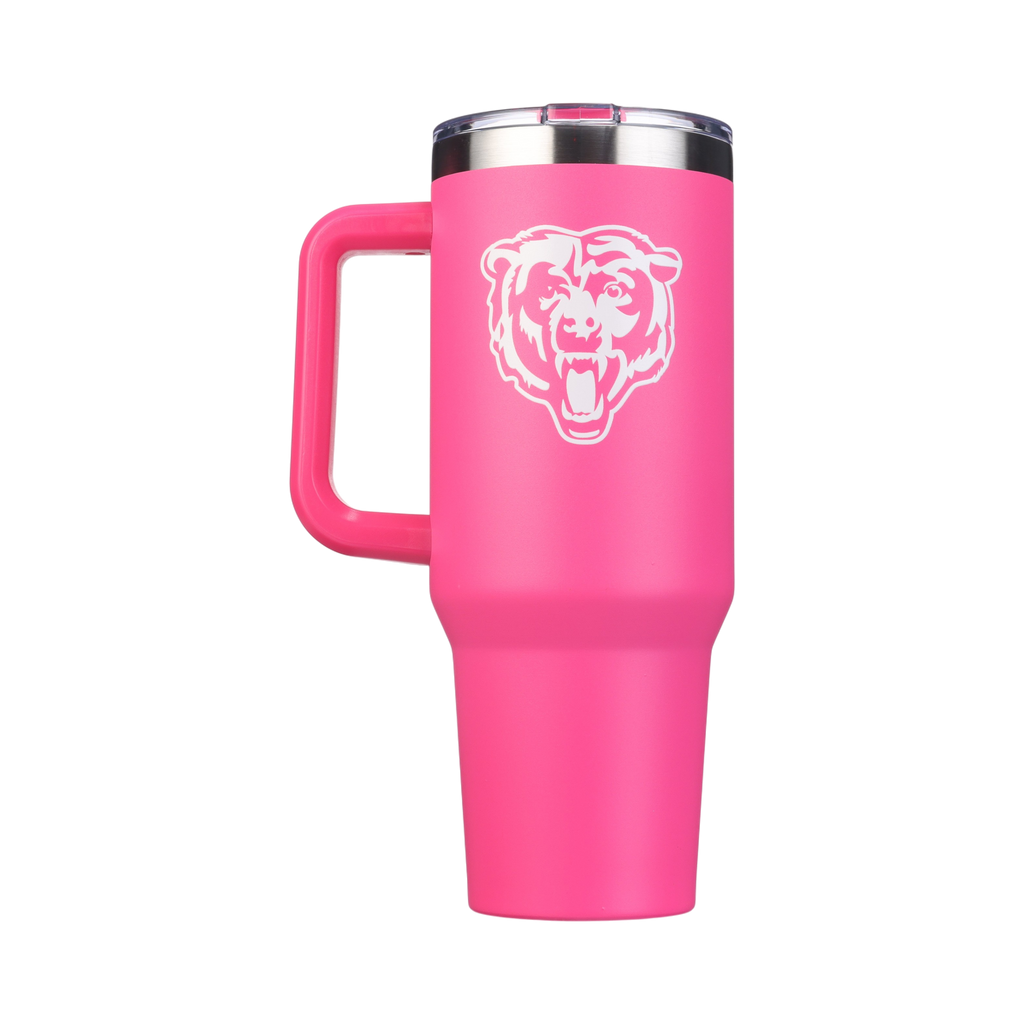 40oz Pink Game Day Tumbler I | Chicago Bears