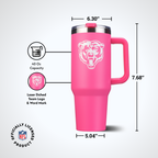40oz Pink Game Day Tumbler I | Chicago Bears