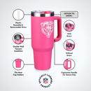 40oz Pink Game Day Tumbler I | Chicago Bears