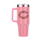40oz Pink Bling Game Day Tumbler I | Chicago Bears